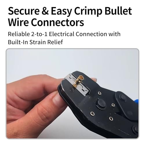 10 Sets Bullet Connectors 2 to 1 Wire Splitter Double Spade Electrical