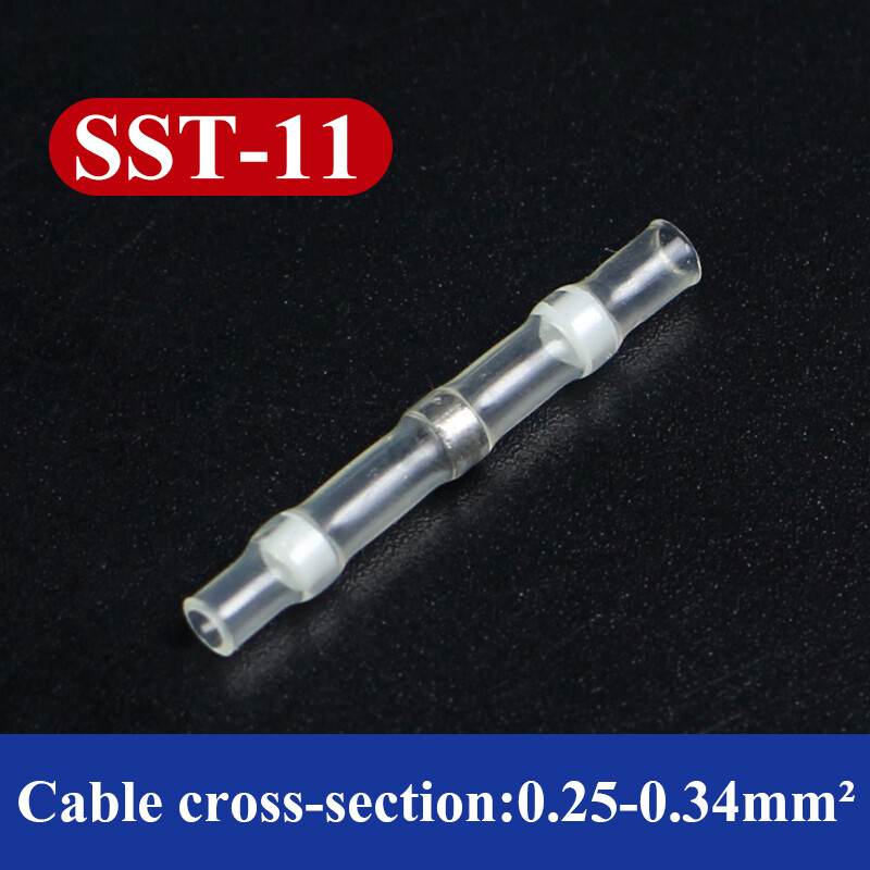 200PCS Waterproof Solder Seal Wire Splice Connectors Heat Shrink Butt Terminals