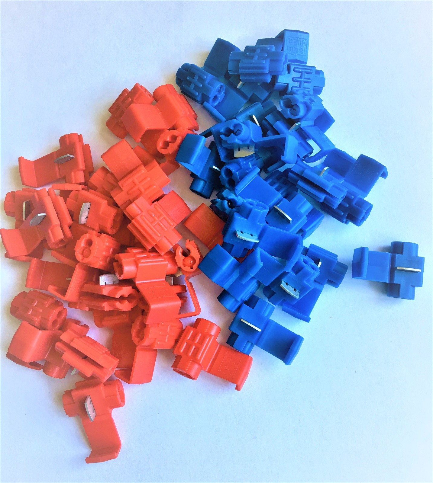 U.S.A. Wire Quick Splice Connector – 50/Blue, -50/Red