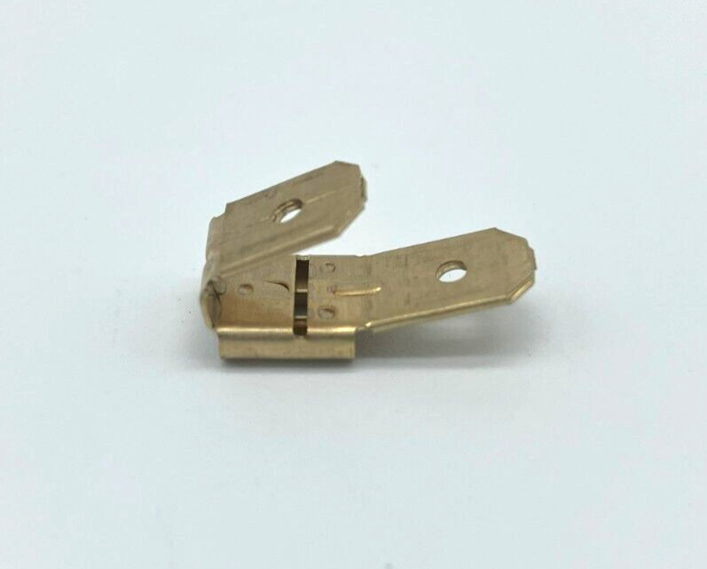 100 Pack Double Male Single Female .25 Quick Disconnect Adapter Connector
