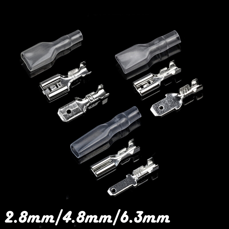 360PCS 2.8/4.8/6.3mm Spade Electrical Wire Connectors Ma/Fe Crimp Terminal/Plier