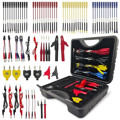 PCS Automotive Test Lead Kit, Multimeter Test Leads Set with Back Probes, 76