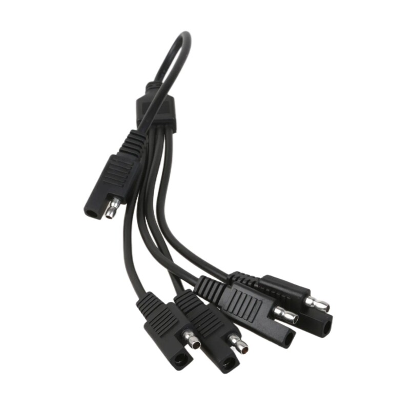 SAE Power Automotive Connectors Cable 1 to 2/3/4 SAE Y Splitters Extension Cable