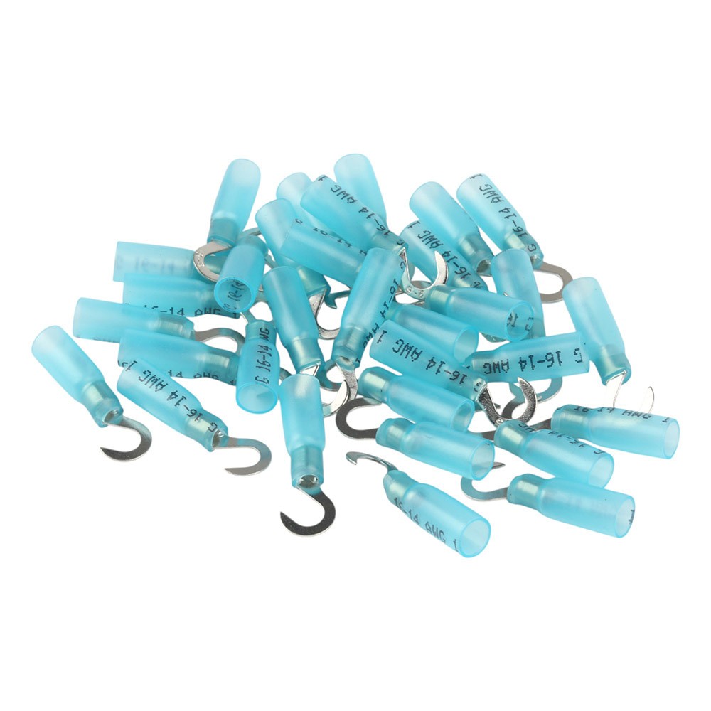 Waterproof Heat Shrink Electrical Wire Connector 22-10 AWG Hook Crimp Terminal