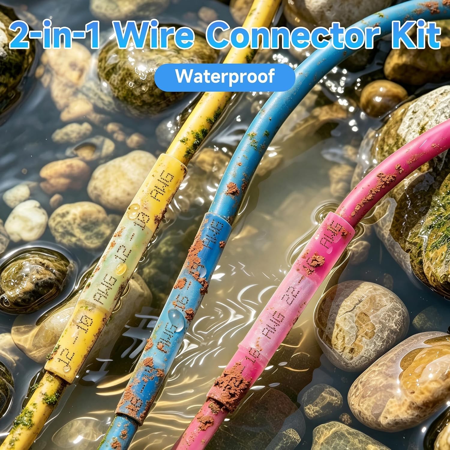 300Pcs Heat Shrink Butt Connectors & Wire Nuts Assortment Kit – Waterproof El…