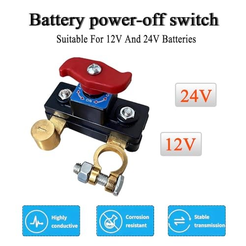 Car Battery Cut Off Switch Breaker,Pure Copper has Stable