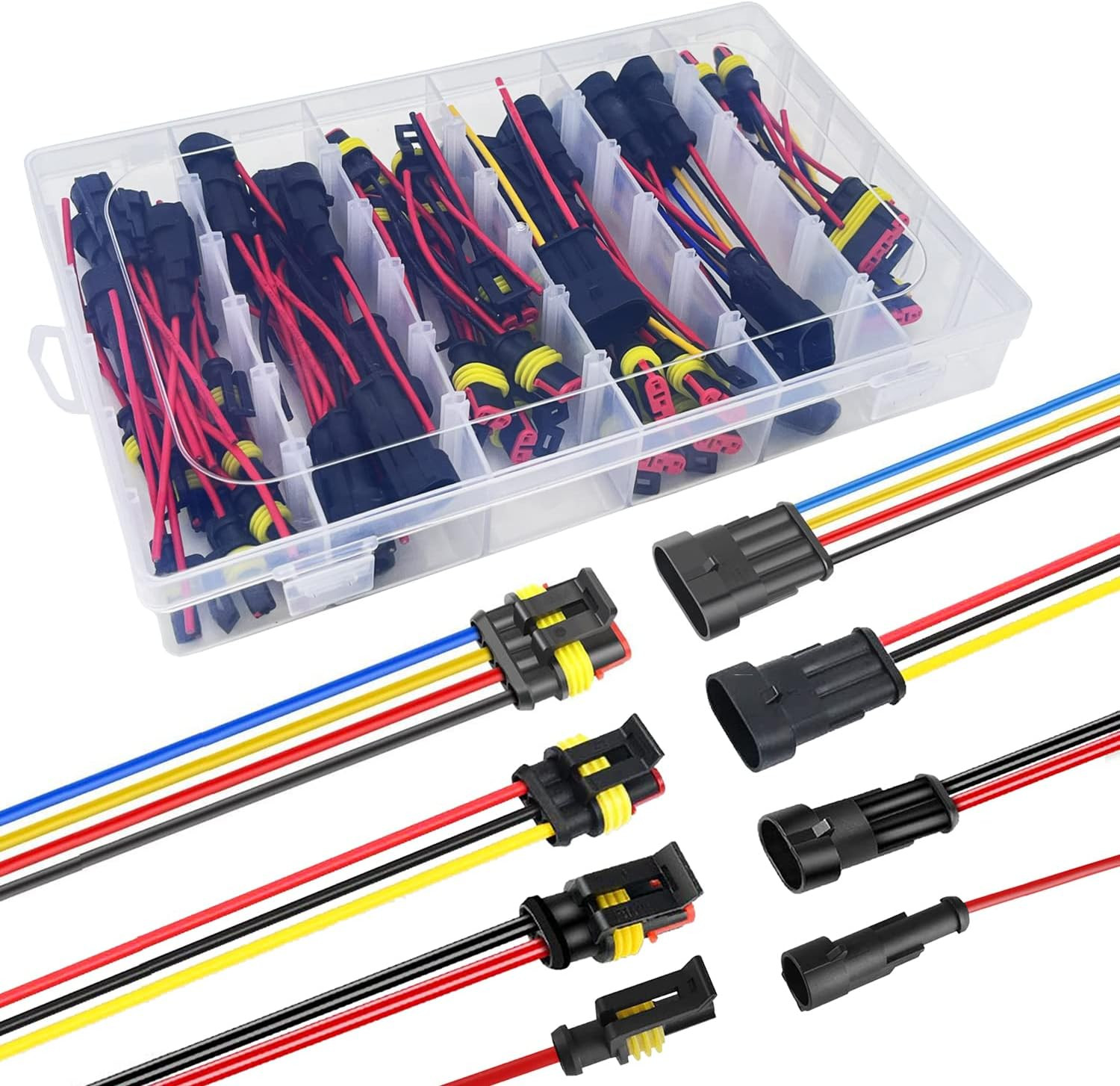 20 AWG Waterproof Wire Connectors Automotive Electrical Connectors Quick Disconn
