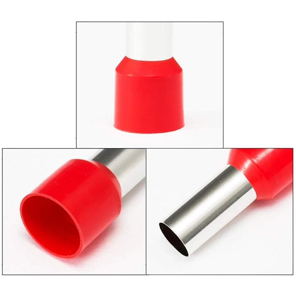 Xffcsec 70pcs 4 Gauge Ferrule Connectors – Insulated End Terminals for Car Am…