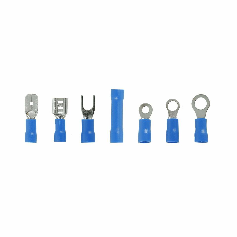 1200x Assorted Insulated Electrical Wire Terminals Spade Kit Crimp Connectors
