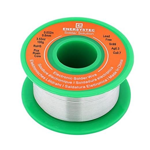 Lead-Free Solder Wire Thin 0.8mm 100g Electronics Soldering Rosin Flux fine