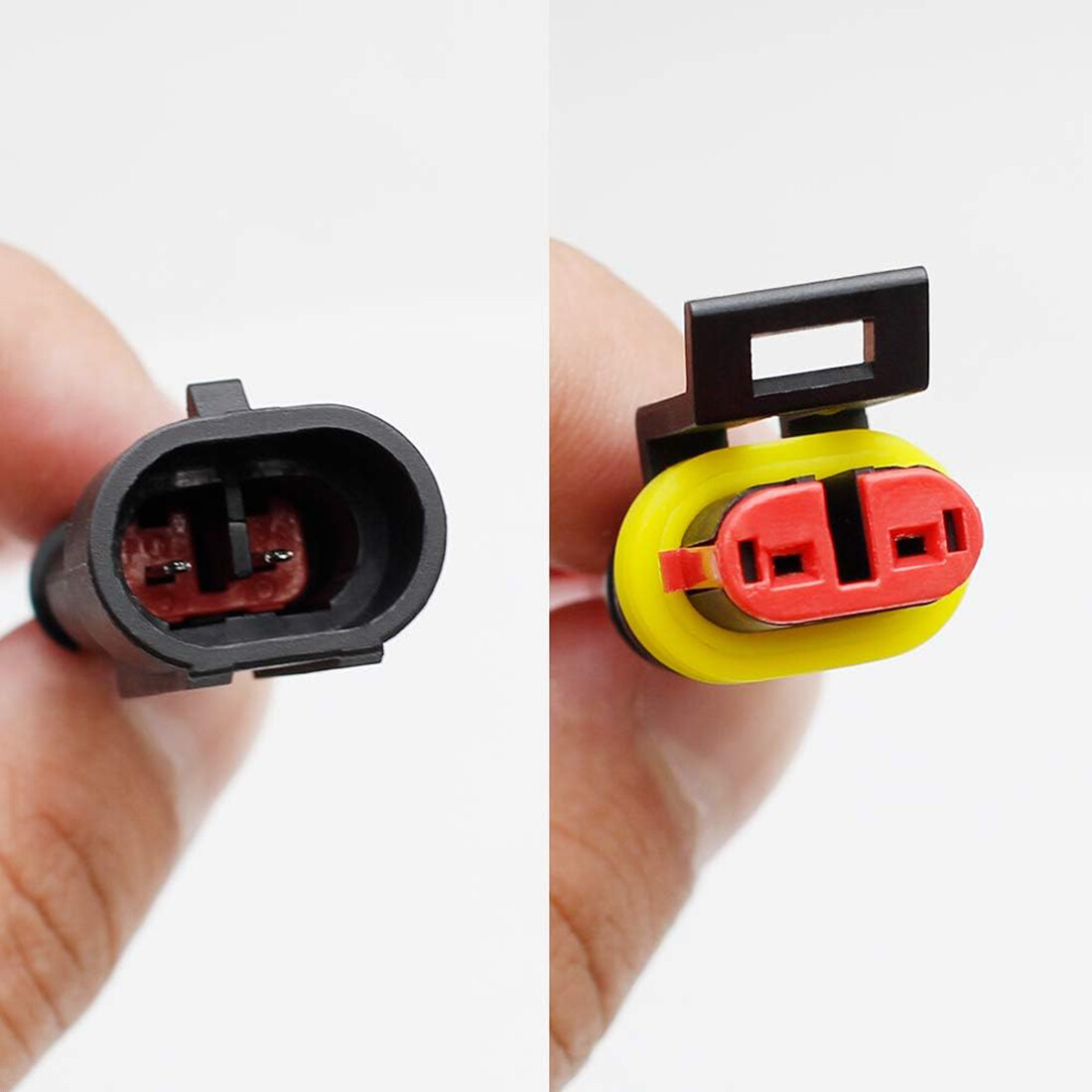 10sets Waterproof Electrical Connector Plug Car 2/3/4Pin Male & Female Wire