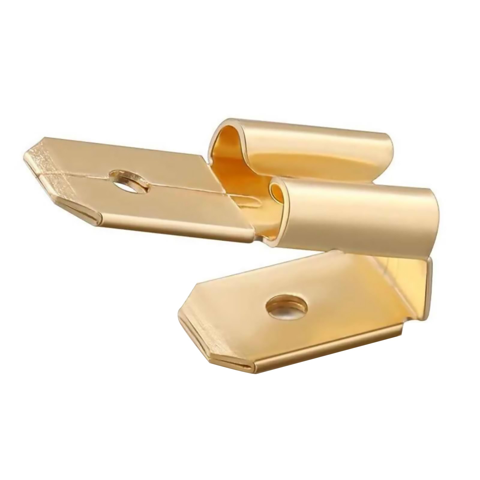 50pcs Piggyback Spade Connectors 3 Way Adapter Dual Male to Single Female