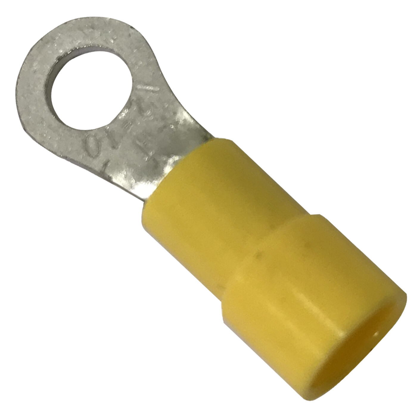 100 Vinyl Insulated Yellow 12-10 AWG 1/2″ Stud Ring Terminal Wire Connector USA