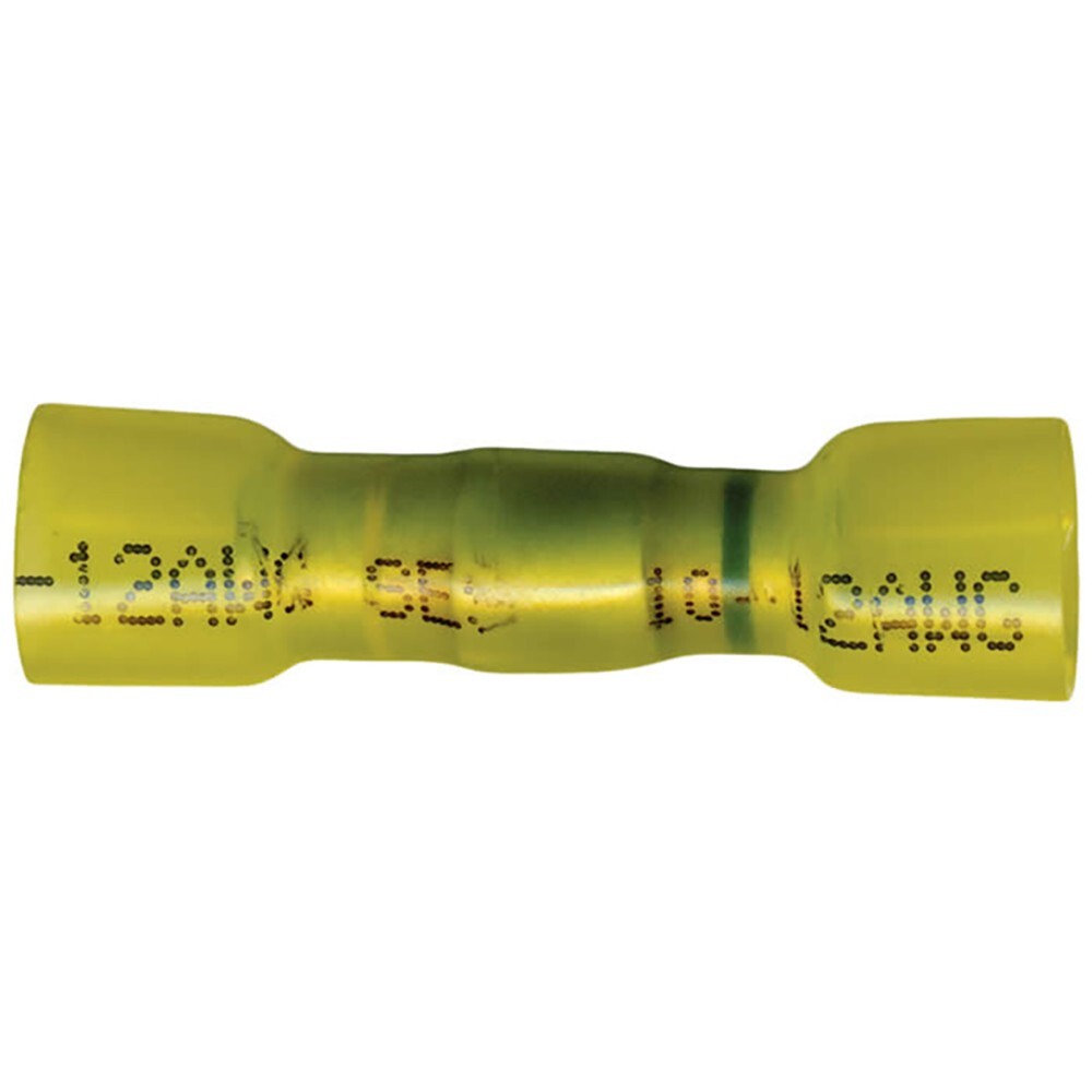 Heat Shrink Crimp & Solder Step Down Butt Connector 12-10 to 16-14 AWG – 10 Pack