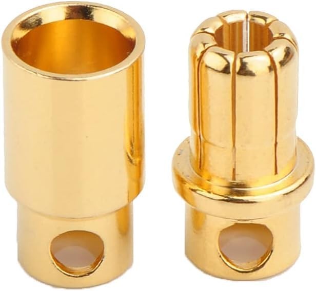 Yiqigou 10 Pairs Gold-Plated 8.0mm 8mm Male Female Banana Plugs Bullet