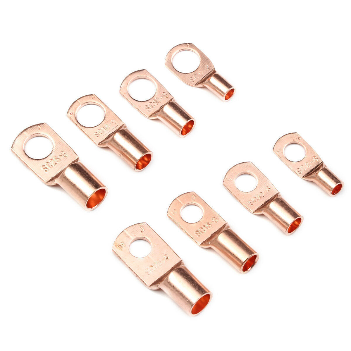 140/280PCS Cable Crimping Tool Car Copper Ring Lugs Kit Terminals Crimper Plier