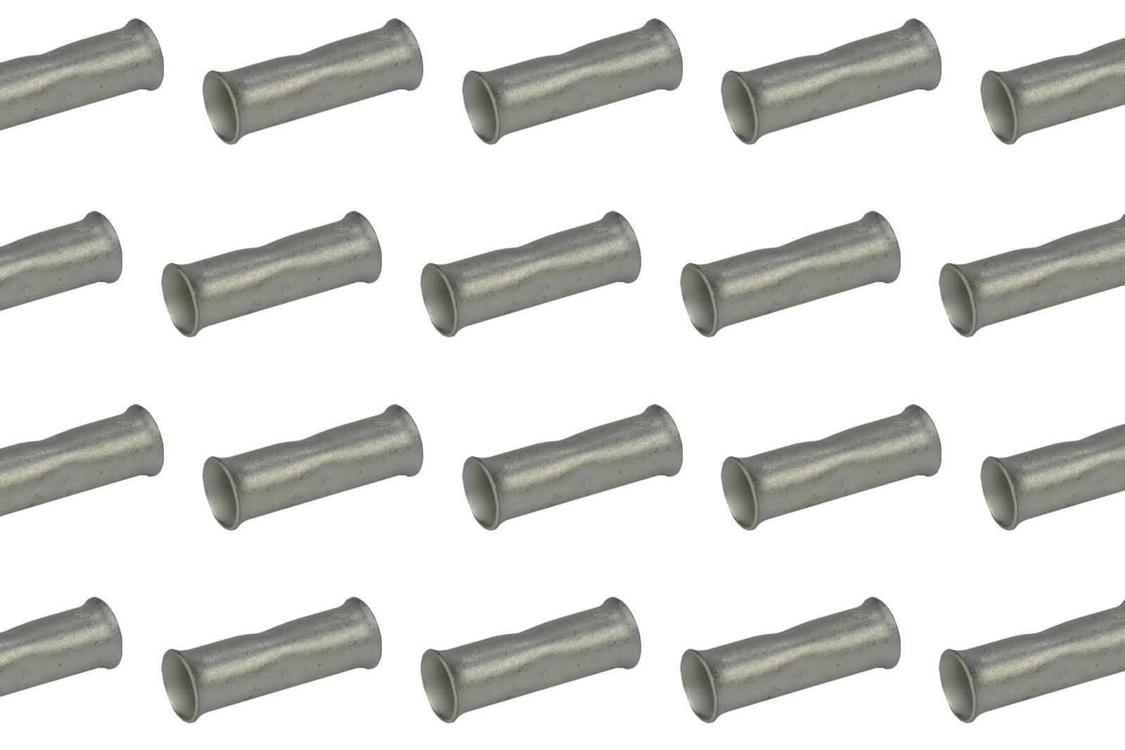 2/0 AWG TEMCo Butt Splice Connector Tin Plated Copper Uninsulated Gauge 100 Pack