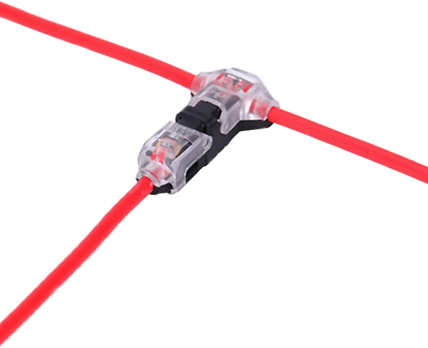 Low Voltage Wire Splice Connectors – Pack of 12 Quick Solderless T Tap Connector