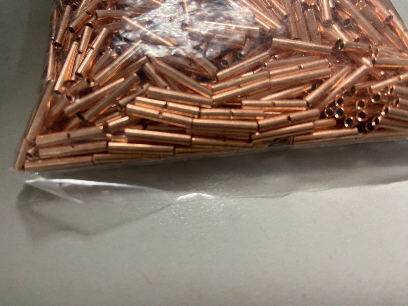 26-22 GAUGE 25 PK SEAMLESS NON INSULATED BARE COPPER BUTT SPLICE CONNECTOR