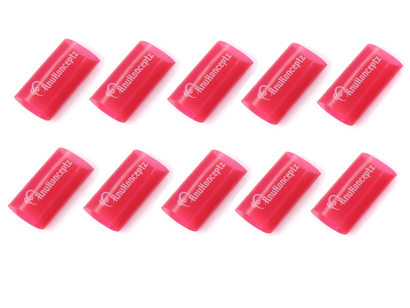 KnuKonceptz Red 0 Gauge 3:1 Heat Shrink Tubing w/ Adhesive Glue 10 Pack 1″ 25mm