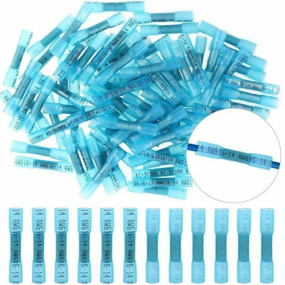 3:1 Heat Shrink Wire Connectors -60°F-260°F Temp Range 500PCS Tin-Plated Copper