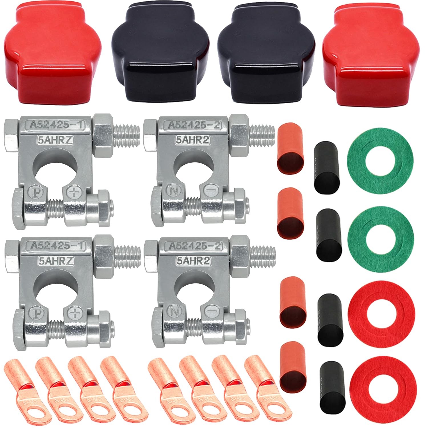 Battery Terminal Connectors,Military Spec Positive Negative Heavy Duty Battery T