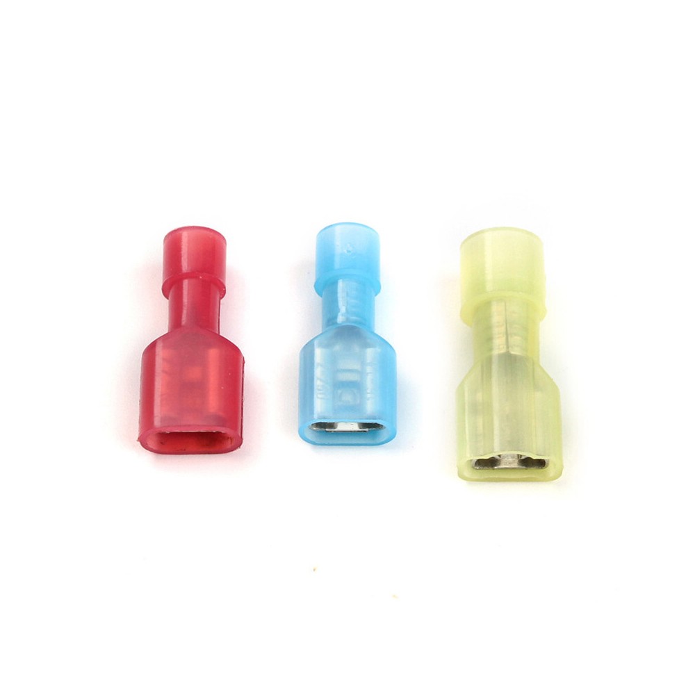 100/300pcs Quick Disconnect Spade F&M Wire Terminals Heat Shrink Marine Grade