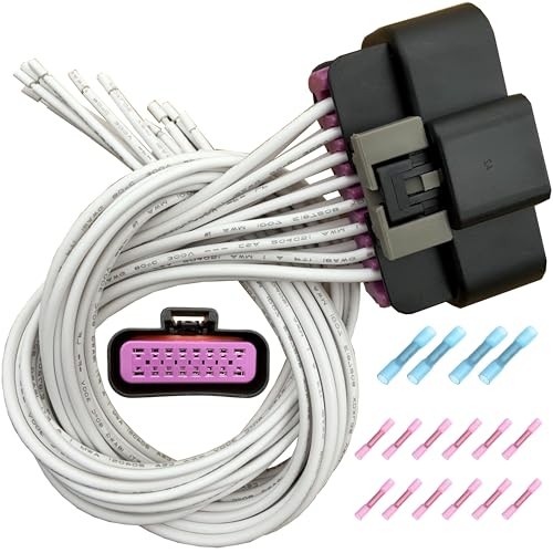Universal Automotive Wire Harness Connector – 12/18 Gauge, 17″ Length, Multi