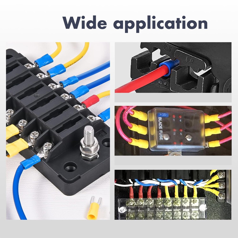 300PCS Assorted Insulated Electrical Wire Cable Terminal Crimp Connector Set