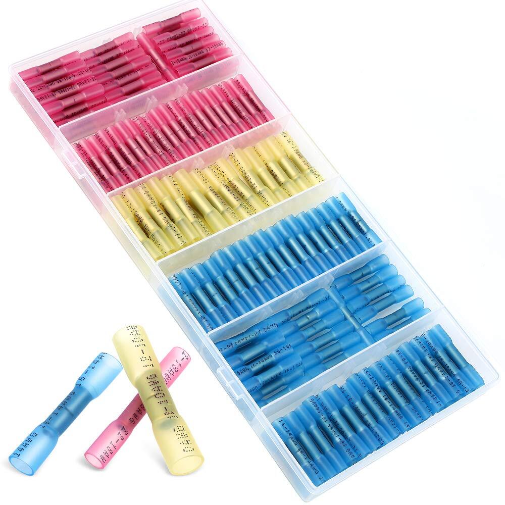 800X Waterproof Heat Shrink Butt Splice Wire Connector Insulated Crimp Terminals