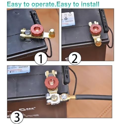 Battery Disconnect Switch with Anti-Corrosion Washers 12V/125A – Quick