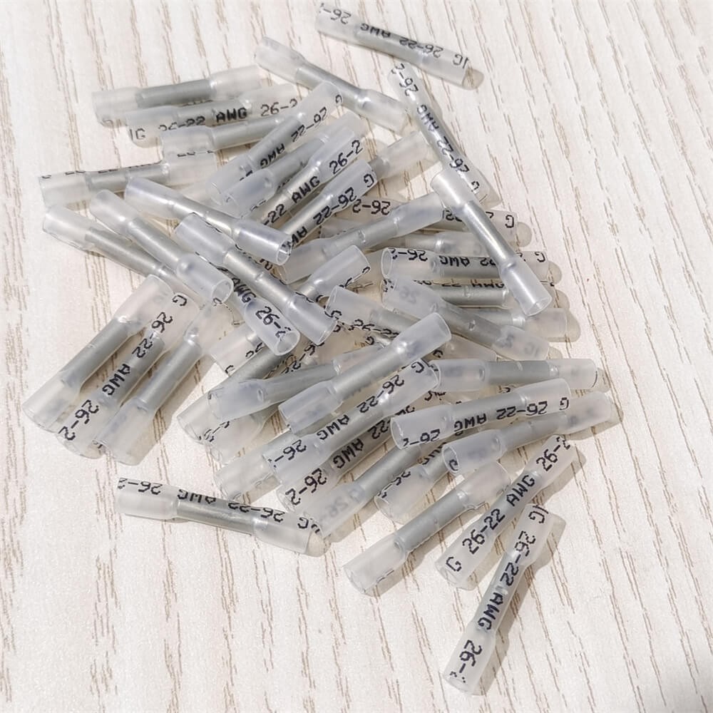 Waterproof Heat Shrink Wire Splice Crimp Connectors Butt Terminals Kit