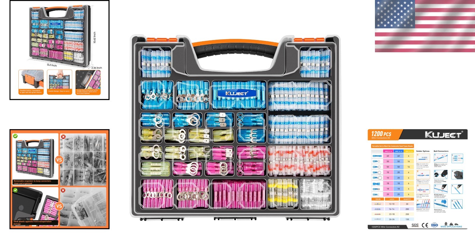 Electrical Terminals Kit – Insulated Crimp Connectors