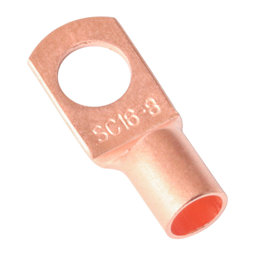 5/10/20x SC4-4~SC50-12 Battery Bare Copper Ring Lug Terminals Connector Kit Wire