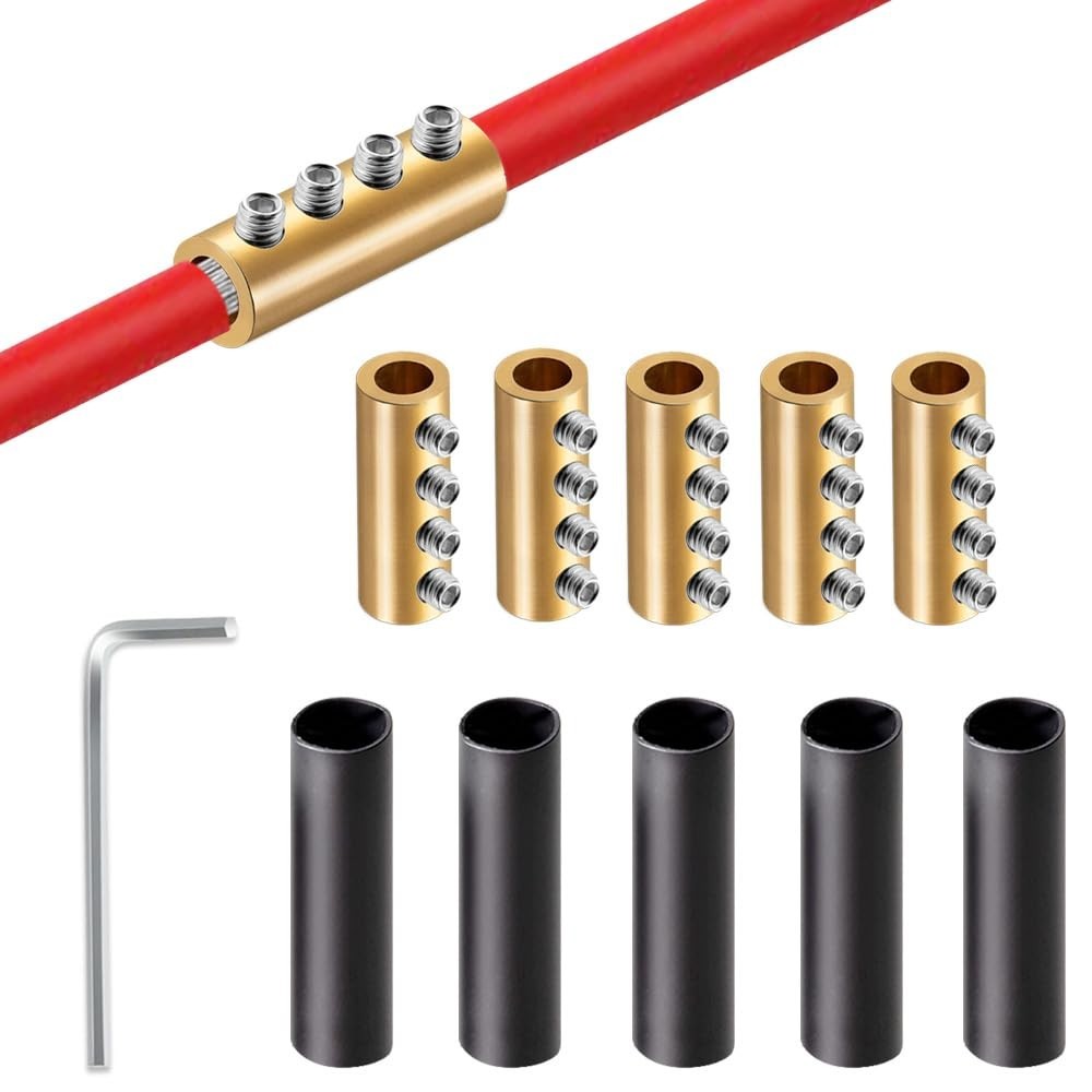 6 8 10 AWG Gauge Wire Connector Nut Kit, Wiring Connection Terminal | 80A Spl…