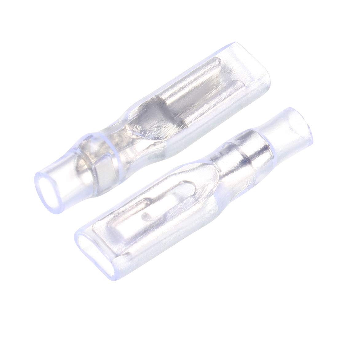 uxcell 100pcs 2.8mm Quick Splice Wire Terminals Female Spade Crimp Connector …