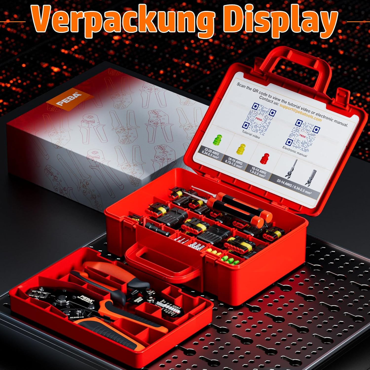 Waterproof Automotive Electrical Connectors Kit, Automotive Male/Female