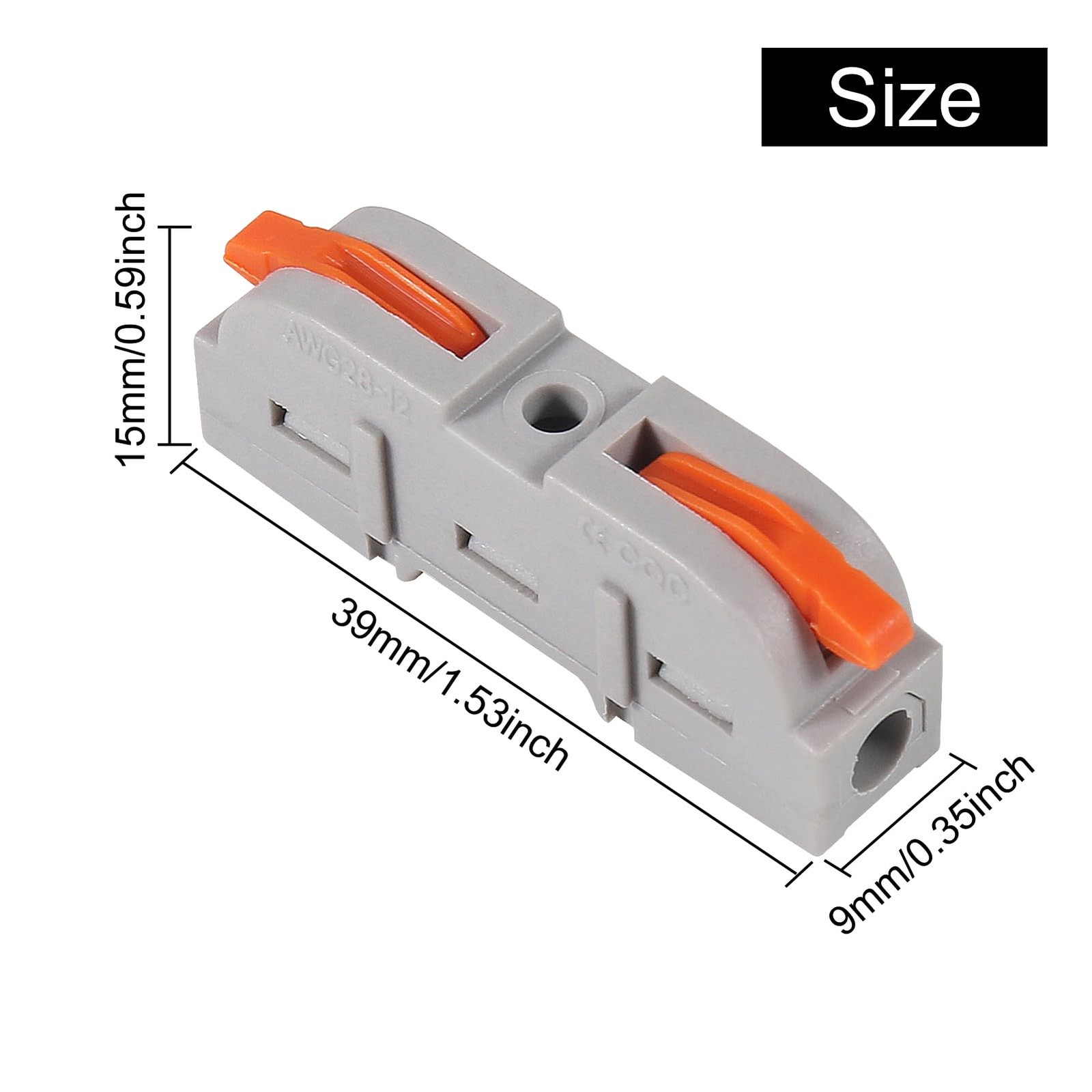 20Pcs Quick Connect Electrical Splicing Wire Connectors Kit Lever Wire Connec…