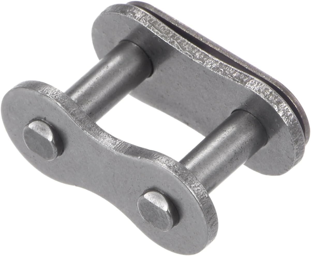 6Pcs #40 Chain Master Connector Link 1/2 Inch Pitch Carbon Steel 08A Split Links