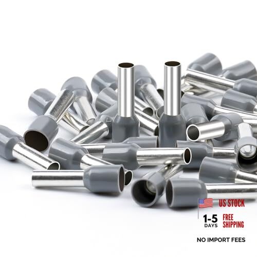 UL Listed Wire Ferrule Connectors 12 Gauge – DIN Standard – Crimp 12AWG-100pcs