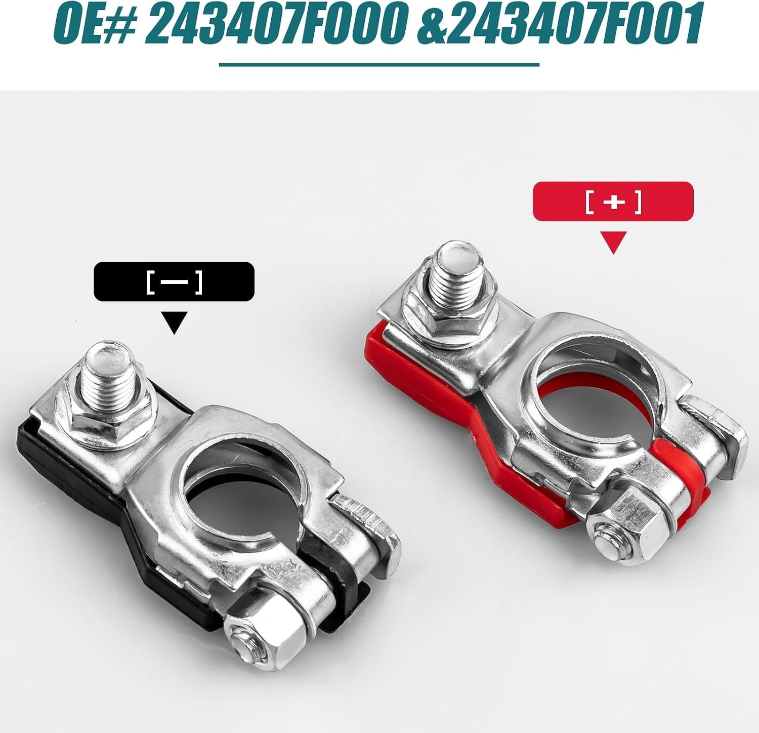 Corrosion-Resistant Battery Connectors – Pure Copper, Easy Install, Pair of 2
