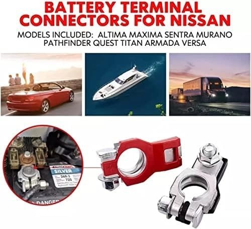Battery Terminals for Nissan Positive and Negative 1 pair Top Post Batteries …