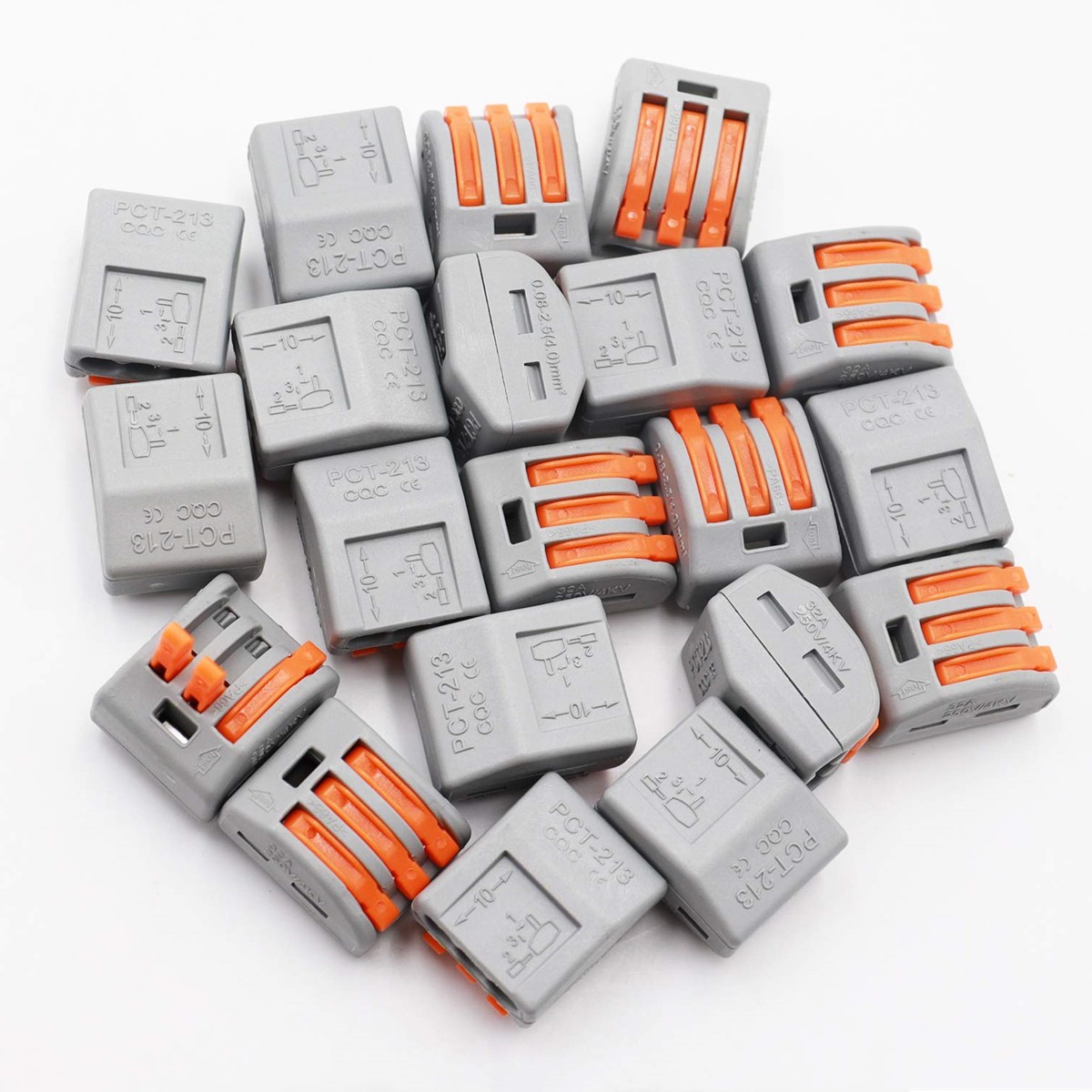 30/320X Lever Wire Nuts Assorted Kit 2/3/5 Port Compact Quick Splicing Connector