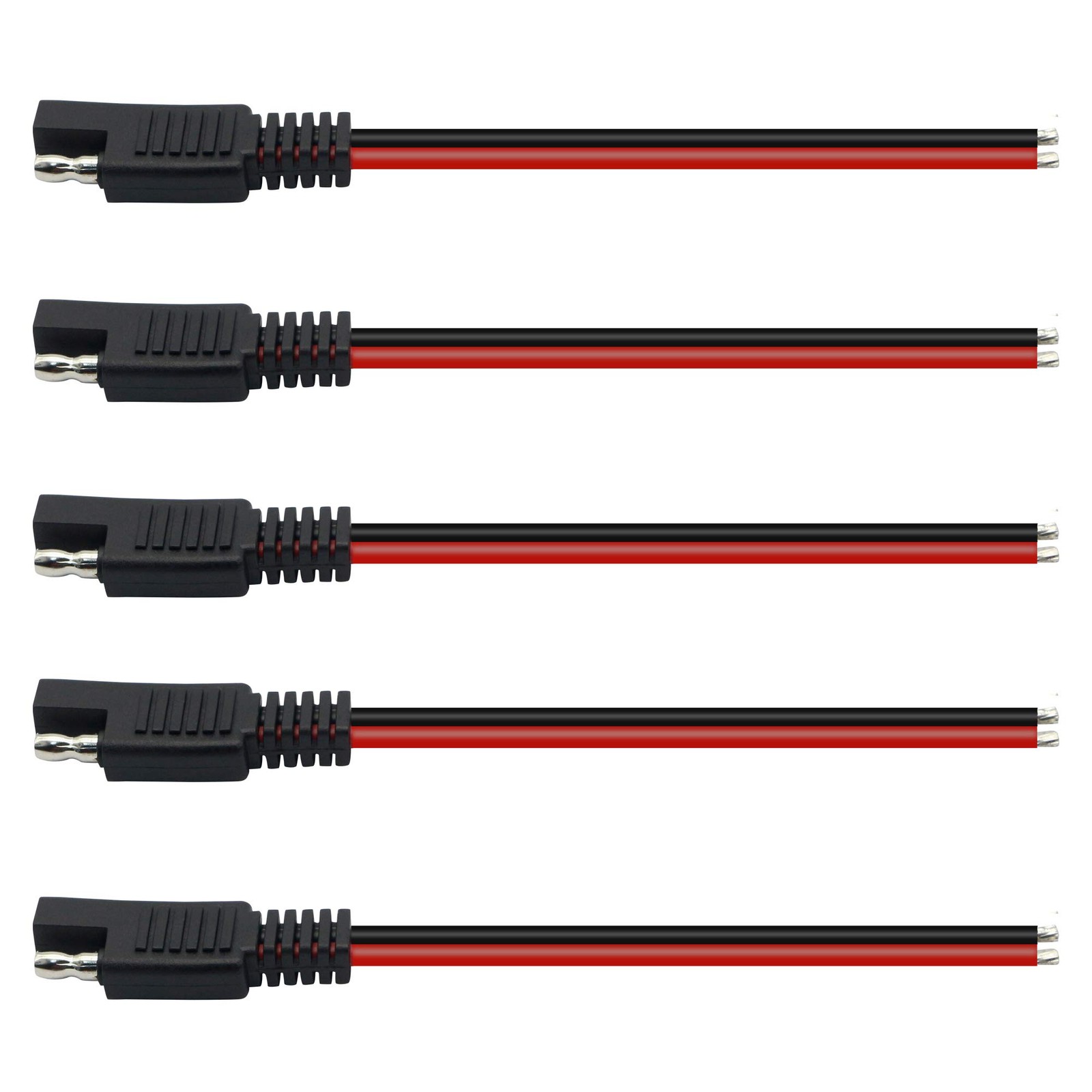 5 PCS 15cm 14AWG SAE Connector DC Power Extension Cable Quick Pigtail Harness