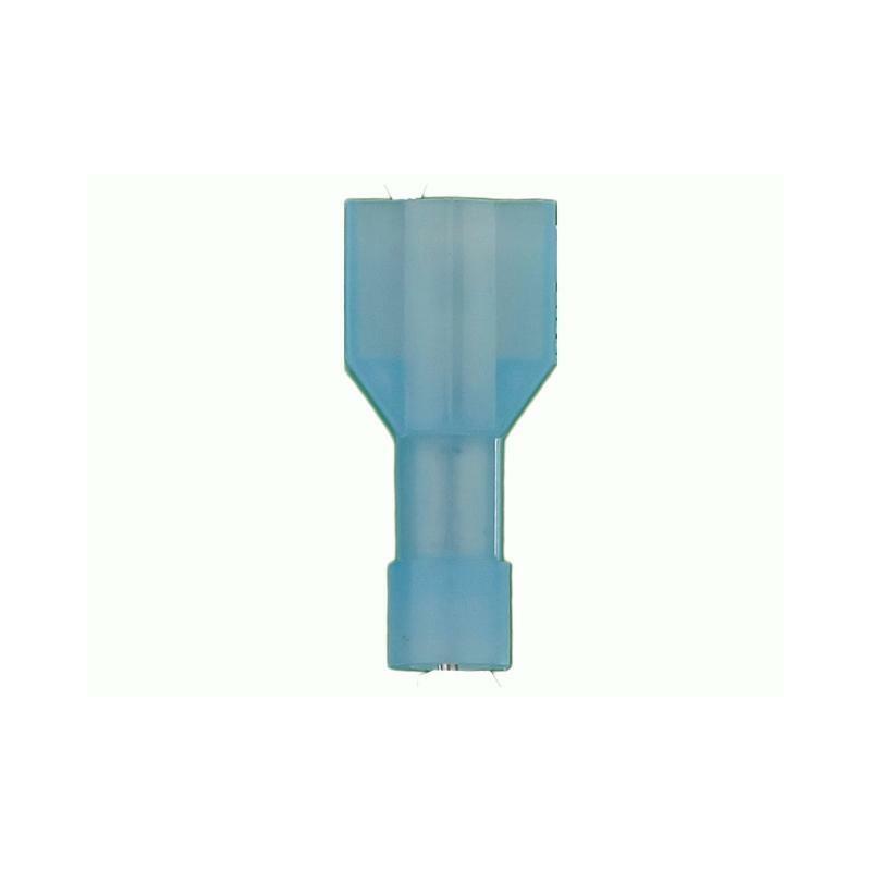 The Install Bay BNMD250F Blue .250 16/14 Gauge Male Quick Disconnect (100/pack)