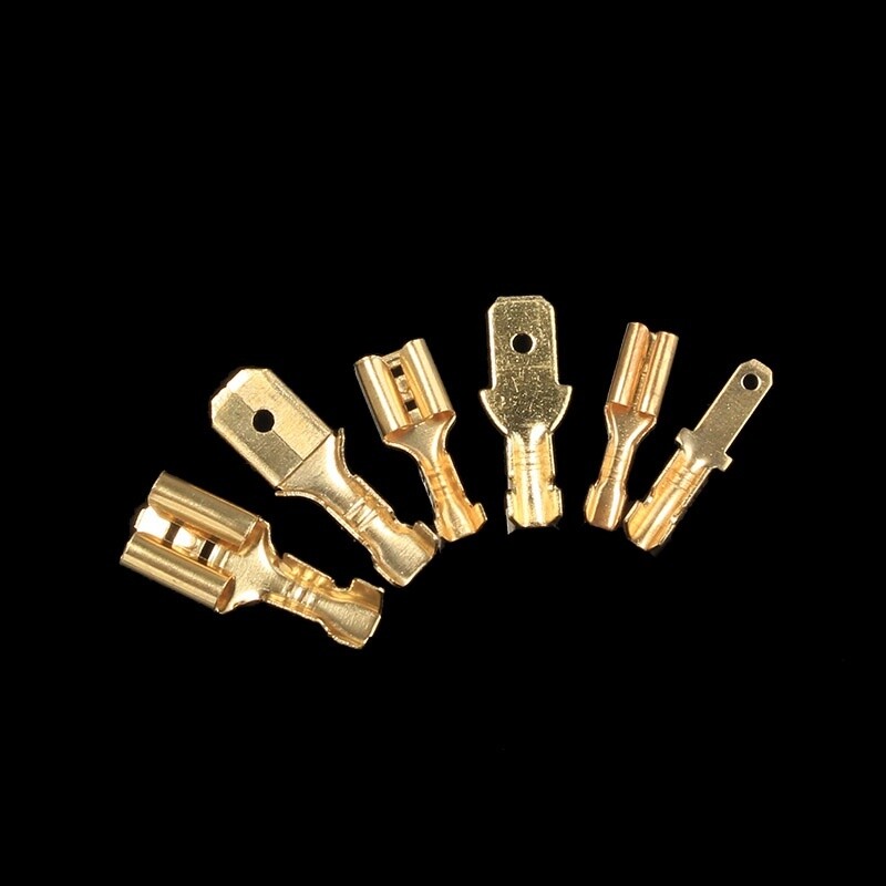 200PCS Electrical Male Female Spade Terminal Kit Wire Crimp Connectors Set