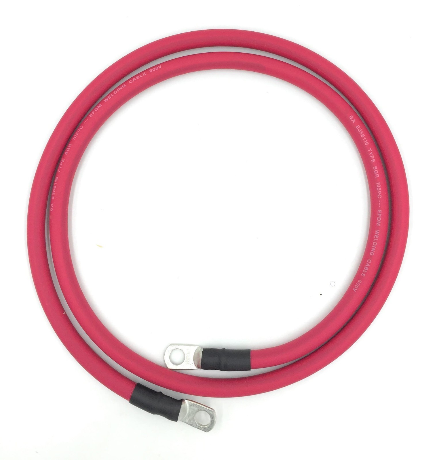 4 AWG Battery Cables, 1-15ft Lengths, Pure Copper, Positive/Negative Wire, RV/Ca