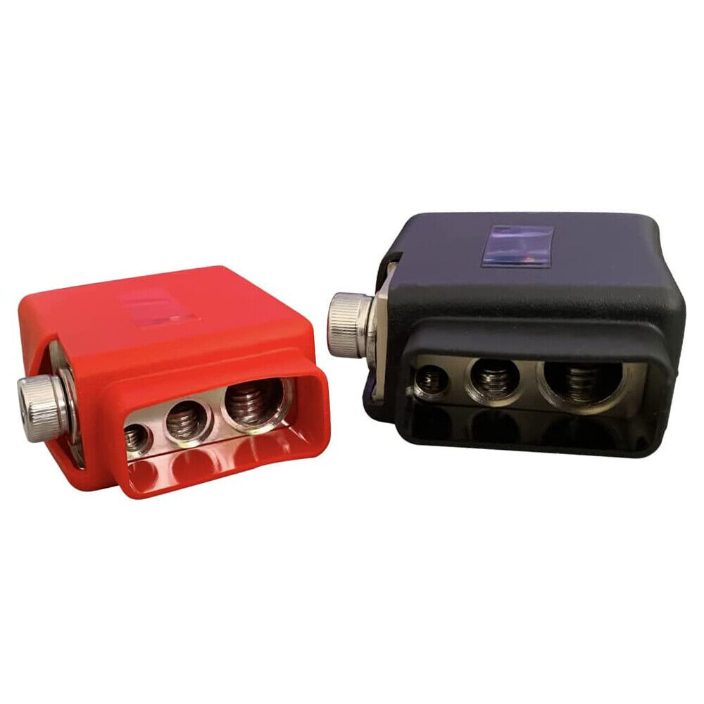 Ultimate Positive Negative Battery Terminal Pair 0/4 /8 AWG with Top Post Port