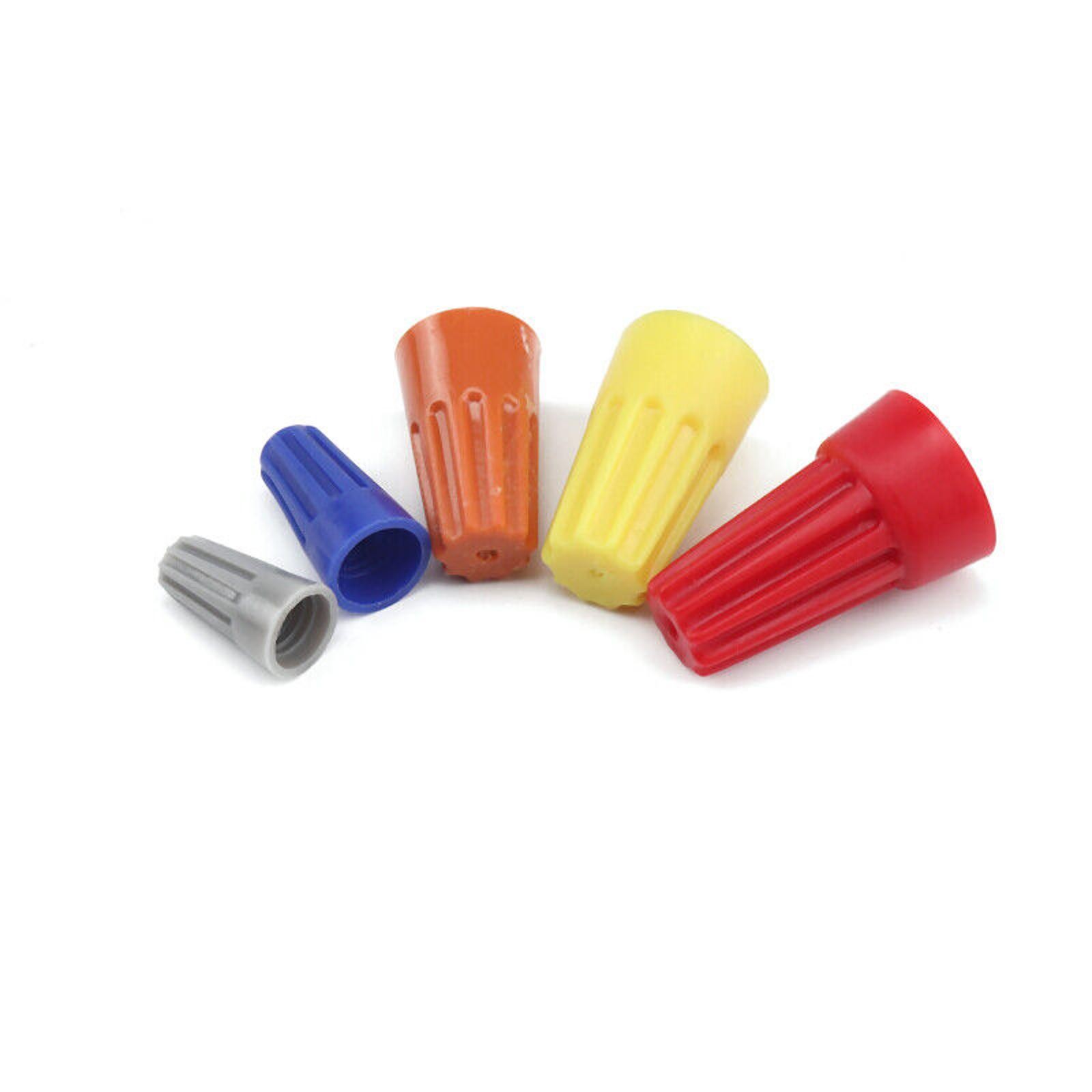 102Pcs 5 Size Insulated Spade Terminals Twist-On Electrical Wire Connectors B