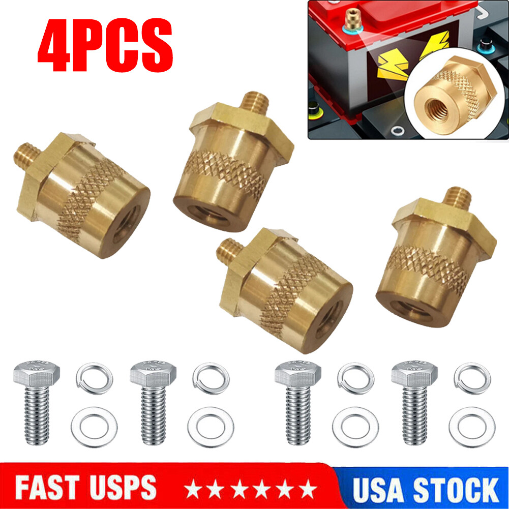 Battery Pole Adapter with Male Thread M6 M8 Charging Post Connector Accessories#